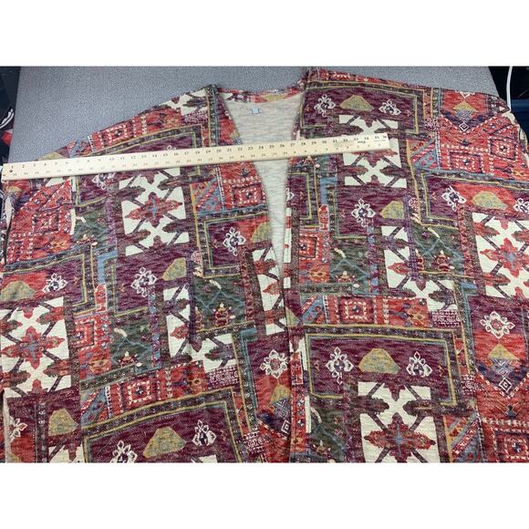 Ecote Urban Outfitters Duster Women's Small Blanket Kimono Boho Fringe Sweater - Picture 5 of 9